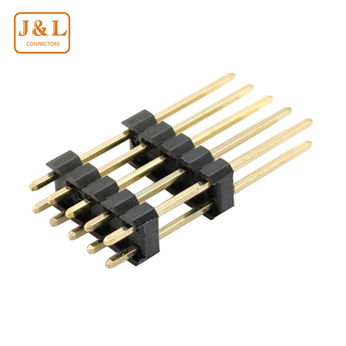 2.0mm Pitch 2*5P Dual Row Dual Plastic Gold-Plated Pin Header