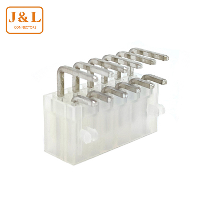 4.2mm Pitch 2*6P Dual Row Right Angle Transparent Wire to Board Connector