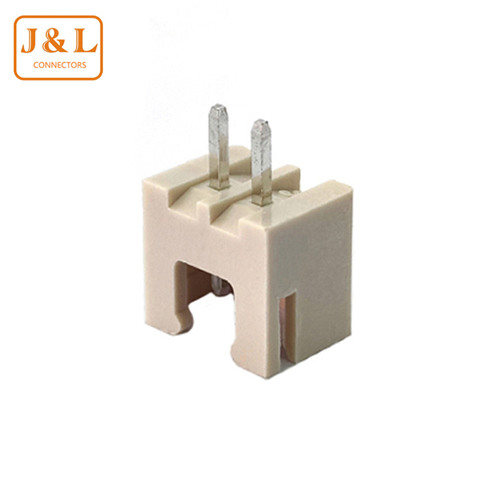 XH 2.54mm- Pitch 2-10P Single DIP Beige Tin-Plated Wire to Board Wafer Connector